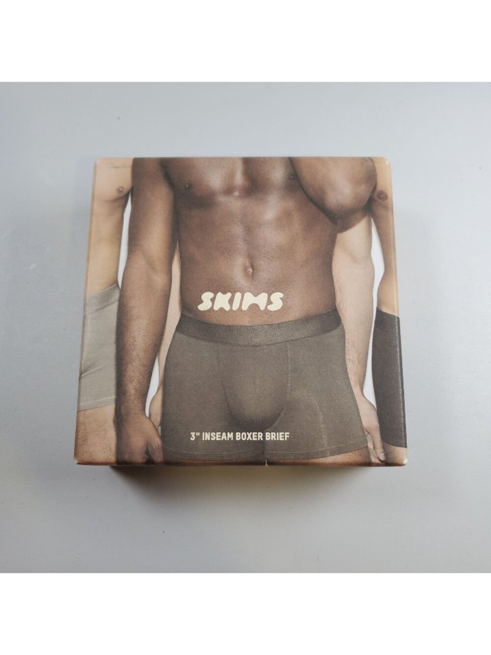 SKIMS Stretch 3" Boxer Brief Men Size Large NWT 3 Pack Underwear Enhanced Pouch